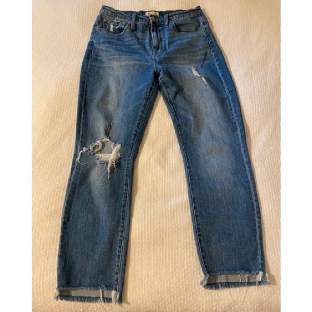 Madewell High-Rise Slim Boyjean Step Hem Edition